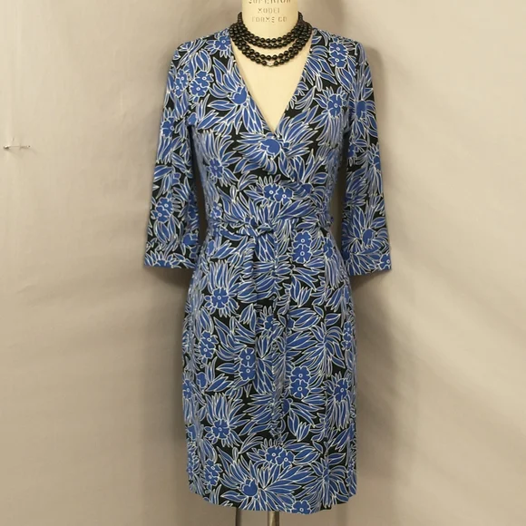 Diane Von Furstenberg | Dresses | Dvf Wrap Dress Cotton Silk Blend Classy Classic Diane Von Furstenberg Blue Black | Poshmark Diane Von Furstenberg | Dresses | Dvf Wrap Dress Cotton Silk Blend Classy Classic Diane Von Furstenberg Blue Black | Poshmark